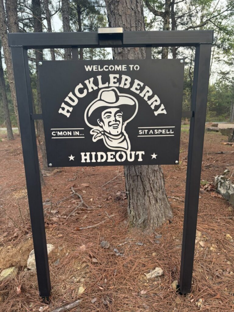 Custom Metal Cabin Sign